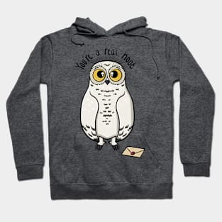 You're a real hoot Owl Digital Illustration Hoodie